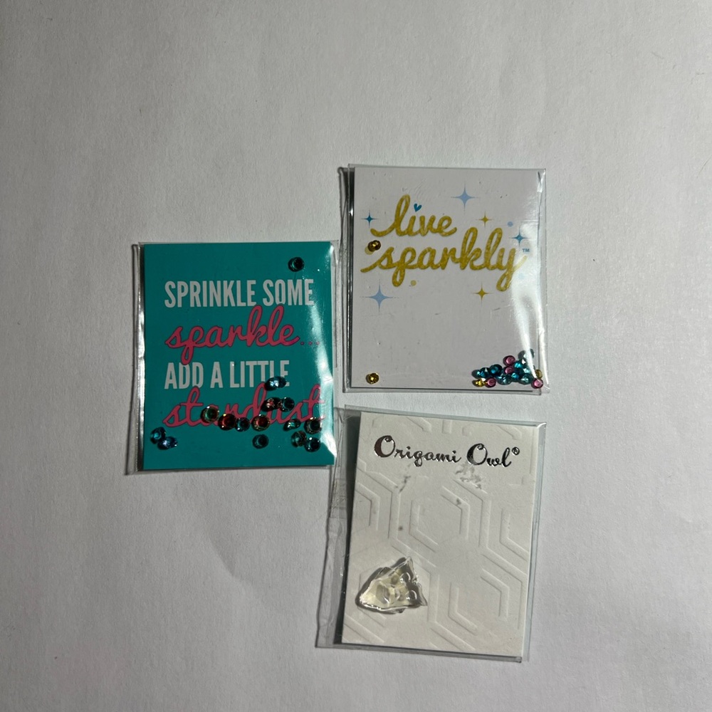 Origami Owl Sparkly Charm Set